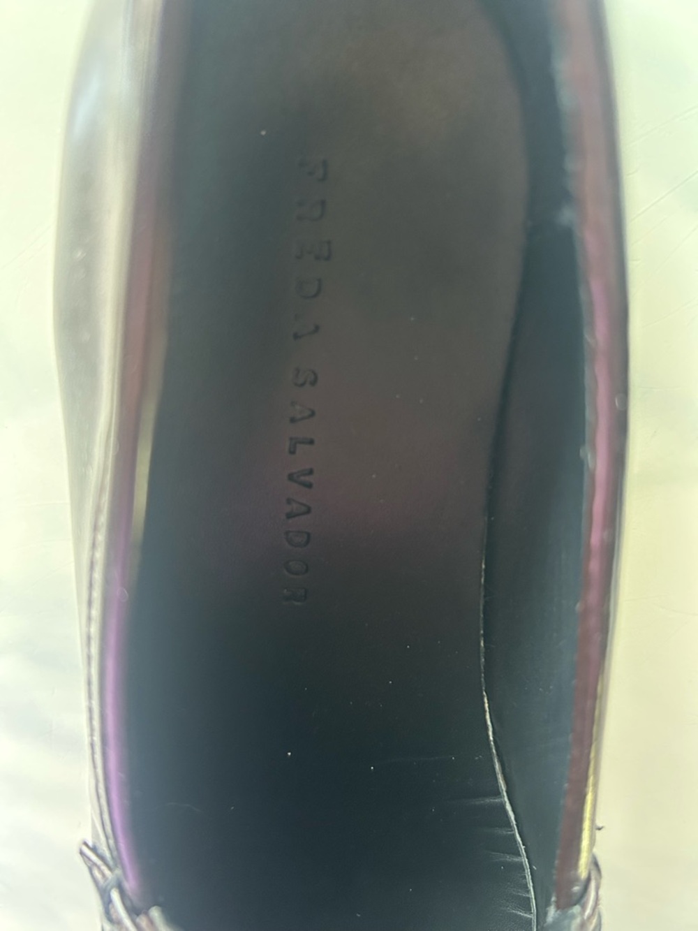Freda Salvador Espresso Brown Leather Penny Loafers - Picture 6 of 6